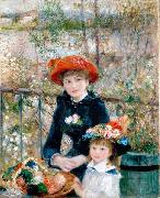 Pierre Auguste Renoir On the Terrasse oil painting on canvas